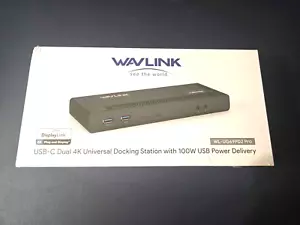 Wavlink WL-UG69PD2 Pro USB-C Dual 4K Docking Station 100w Dock - Picture 1 of 5