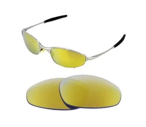 NEW POLARIZED CUSTOM 24k GOLD LENS FOR OAKLEY TEASPOON SUNGLASSES - Picture 1 of 5