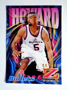 1996-97 SKYBOX Z-FORCE *Z-CLING* PARALLEL #95 JUWAN HOWARD WASHINGTON BULLETS - Picture 1 of 2