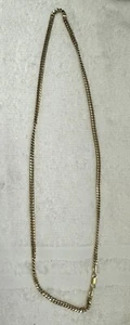 Vintage vergoldete 24 Zoll Sterlingsilber Seilkette 25 Gramm Made in Italy - Bild 1 von 4
