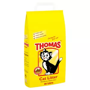 Thomas Katzenstreu natürliches Katzenstreu für zuverlässige Katzenhygiene - 16 Streu - Bild 1 von 1