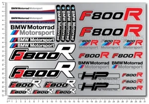 Juego de calcomanías de motocicleta F800R pegatinas de calidad bmw f800 R rojo - Imagen 1 de 4