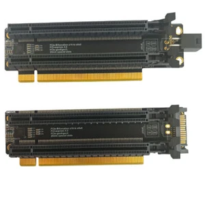 Tarjeta de expansión PCI-Express 4.0 x16 1 a 2 Gen4 Gen3 tarjeta dividida PCIe-bifurcación - Imagen 1 de 8