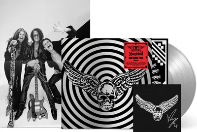Aerosmith & YUNGBLUD - One More Time - Silver Vinyl + Signed Art Card - Neu+OVP - Image 1 of 2