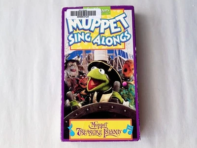 Muppet Sing Alongs: Muppet Treasure Island VHS - Tested 1996 Jim Henson Video - Image 1 of 4