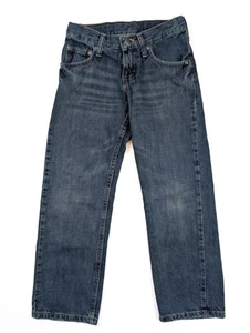 Lee Premium Select Regular Fit Straight Leg Blue Denim Wash Jeans Boy's Size 10 - Picture 1 of 5