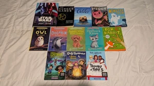 Childrens Story Book Lot - Hunger Games, Star Wars, Animal Rescue & More - Picture 1 of 1