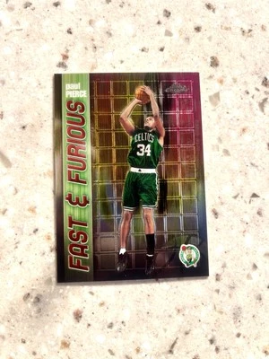 2001 Topps cromo Paul Pierce #FF10 Rápido y Furioso Boston Celtics Foto 1 de 4