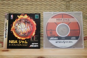 NBA Jam Tournament Edition no case ver Sega Saturn SS Japan VG!