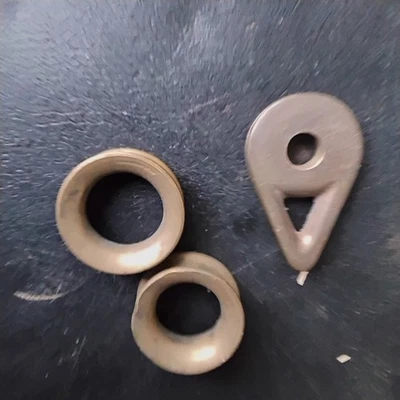 Dedal de alambre cuerda bronce antigua vintage S Foto 1 de 3