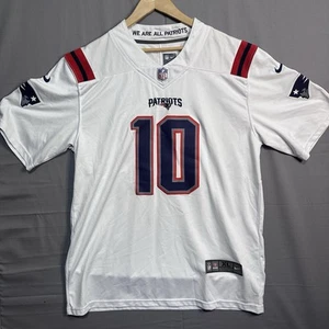 Mac Jones NFL New England Patriots Authentic Nike On Field White Jersey XL - Picture 1 of 4