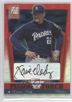 2002 Donruss Elite Passing the Torch Auto /100 Xavier Nady #PT-24 Auto - Image 1 of 2
