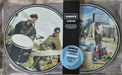 Oasis Be Here Now 2LP Picture Disc 25th Anniversary LTD ED + VIP sticker * NEW - Image 1 of 4