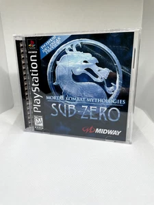 Mortal Kombat Sub Zero PS1 Ersatzhülle - OHNE SPIEL OHNE ANLEITUNG - Bild 1 von 3