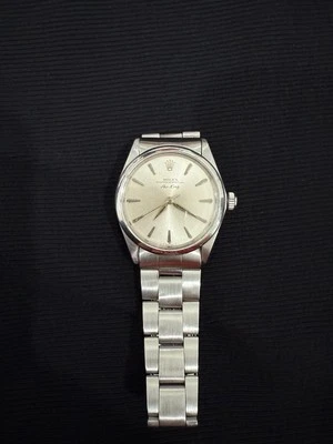 Men's Rolex OP Air-King Watch Ref.#5500 Silver Sunburst Dial 34mm - Image 1 of 4