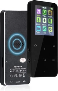 AGPTEK MP3 Player with Bluetooth 5.3, 64GB Internal Memory Expandable up to - Picture 1 of 7