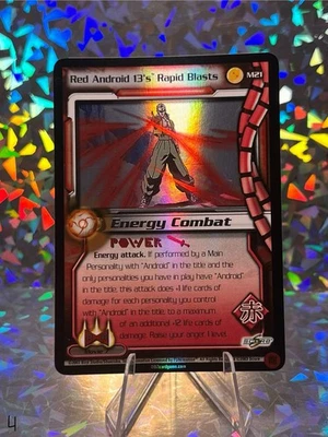 DBZ CCG DRAGON BALL Z RED ANDROID 13'S RAPID BLASTS M21 FOIL MOVIE PROMO SCORE - Image 1 of 4