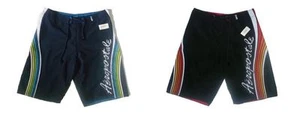 Mens AEROPOSTALE Aero 87 Multi-Stripe Board Shorts Swim Boardshorts NWT #7210 - Picture 1 of 3