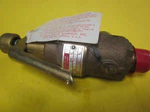 * NEW KNUKLE PRESSURE RELIEF VALVE FIG: 23/MS SIZE: 3/4 SET: 120LBS..... WG-70 - Picture 1 of 3