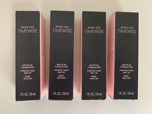 Mary Kay Timewise Matte 3D Foundation Ivory C 100 Lot Of 4 Boxes Combo To Oily - Picture 1 of 3