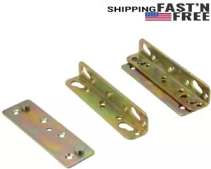 Accessori per binario letto non mortiso staffa per binario letto zincato giallo 5" (per 1 letto) - Foto 1 di 6