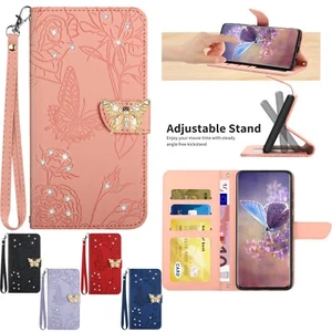 Bling Glitter Flip Wallet Case Cover For iPhone 16 15 14 Plus 13 12 11 Pro Max - Picture 1 of 12