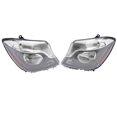 For 2014-2018 Mercedes-Benz Sprinter Halogen Headlight Headlamps Left+Right Pair Foto 1 de 4