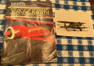 Beech Staggerwing Belgian World War II photo reprint and 2006 Magazine - Picture 1 of 1