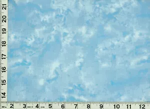 Unique Blue on Light Blue Blender Quilting & Sewing Fabric by the Yard #2233 - Picture 1 of 1