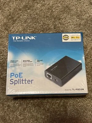New TP-Link Gigabit Ethernet PoE Splitter Adapter (TL-PoE10R) - Image 1 of 4