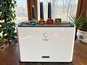 Smart Cutting Board And Knife Set With Holder 4 Color Coded Chopping Boards - Picture 1 of 11