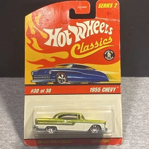 2005 Hotwheels Classic Series 2 #30 1955 Chevy Light Green - Picture 1 of 12