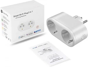 Wifi Smart Life Plug 16A WiFi Socket Plug works with Amazon Alexa Travel EU 2Pin - Picture 1 of 17