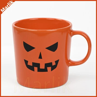 Taza Ikea Kustfyr, Naranja, 10 OZ, Calabaza Halloween Decoración Espeluznante, Guerra de Piedra, NUEVA Foto 1 de 3