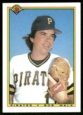 1990 Bowman #163 Bob Walk - Image 1 of 2