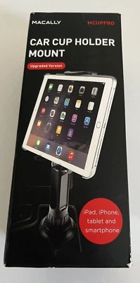 Macally Car Cup Holder Mount for Smartphones and Tablets 10 inches - Image 1 of 4
