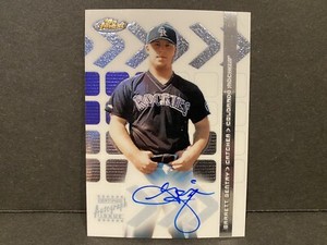 2002 Finest Baseball Card #106 Garrett Gentry Auto Rookie Baseball Card MLB!