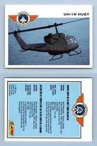 UH-1N Huey #45 Wings Of Fire 1992 Panini Trading Card