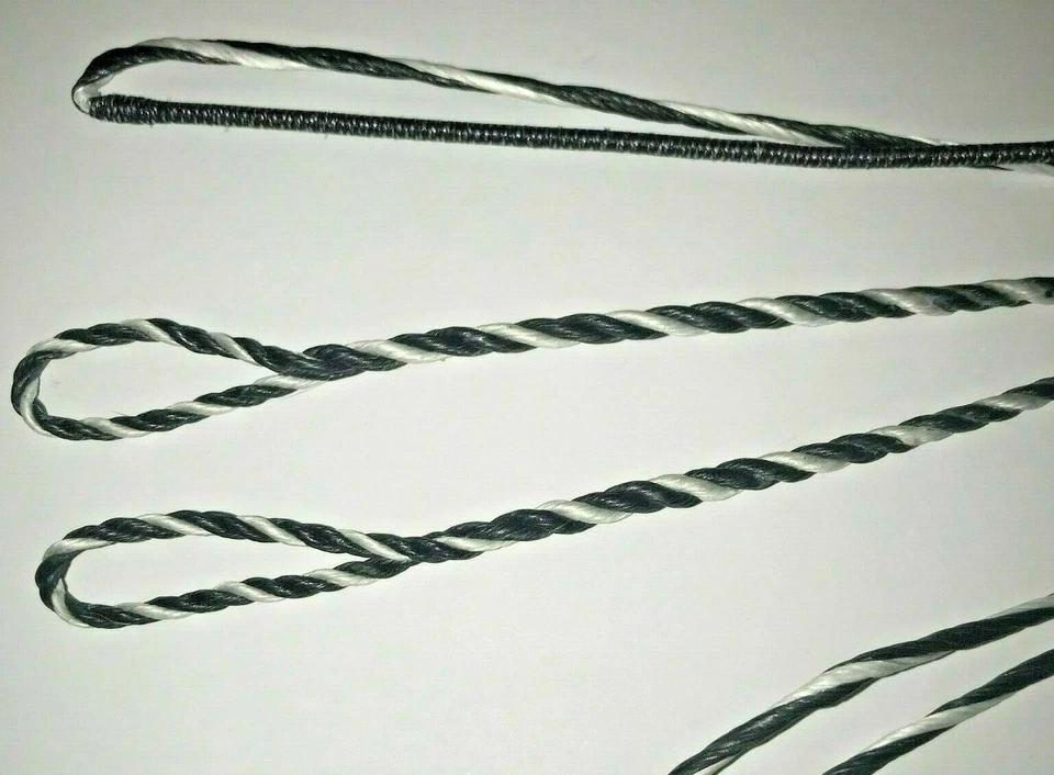 58" ACTUAL LENGTH Flemish SAMICK BowString BLACK WHITE B-50 DACRON Recurve Bow - Image 1 of 1