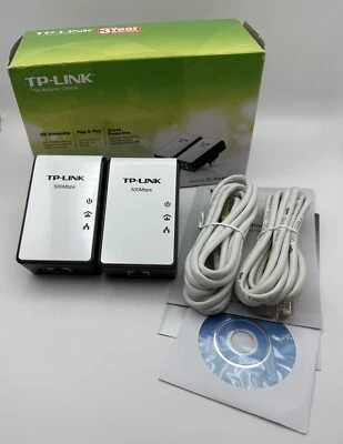 TP-LINK TL-PA411KIT AV500 Mini Powerline Adapter Starter Kit - Bild 1 von 4