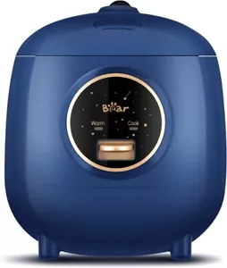 Bear Mini Rice Cooker Compact Portable, Non-Stick, Travel Size, One Button Cook - Picture 1 of 8