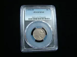 1916-D Buffalo Nickel PCGS Graded XF45 #47866460 - Picture 1 of 4