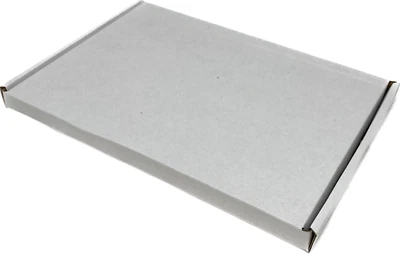 MARKENLOS 100 Stück Faltkarton Versandkarton Großbrief 220x155x15mm weiß