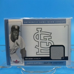 2005 Fleer Baseball / Classic Clippings Cut of History #CH-BG Bob Gibson [NM/MT]