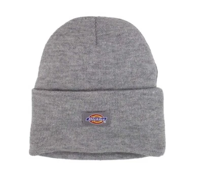 Dickies Beanie шляпа Core LIght серый с манжетами Core вязаный манжеты - новый с Ярлыками теплый зимний серый - Изображение 1 из 3