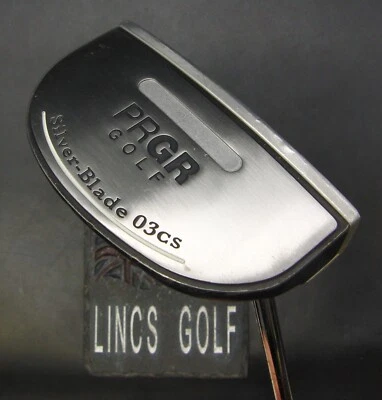 PRGR Silver Blade 03CS Putter 87.5cm Playing Length Steel Shaft SuperStroke Grip - Image 1 of 4