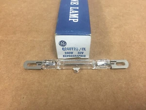 GE Q420T2-1/2/CL QUARTZLINE REPROGRAPHIC LAMP 32V 420W MADE IN U.S.A. - Picture 1 of 3