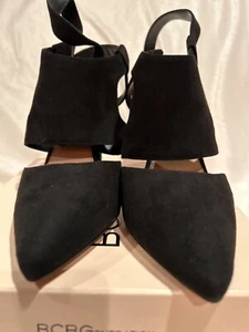 BCBGeneration Women's Black Suede Dressy 7.5 - Picture 1 of 5