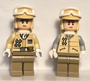 Lot of 2 Hoth Rebel Trooper Tan Uniform Star Wars Lego Minifigure SW0462 75014 - Bild 1 von 4
