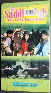 The Saddle Club: THE FIRST ADVENTURE movie (vhs) NEW. Rare. Sealed* Horses. Book - Picture 1 of 2